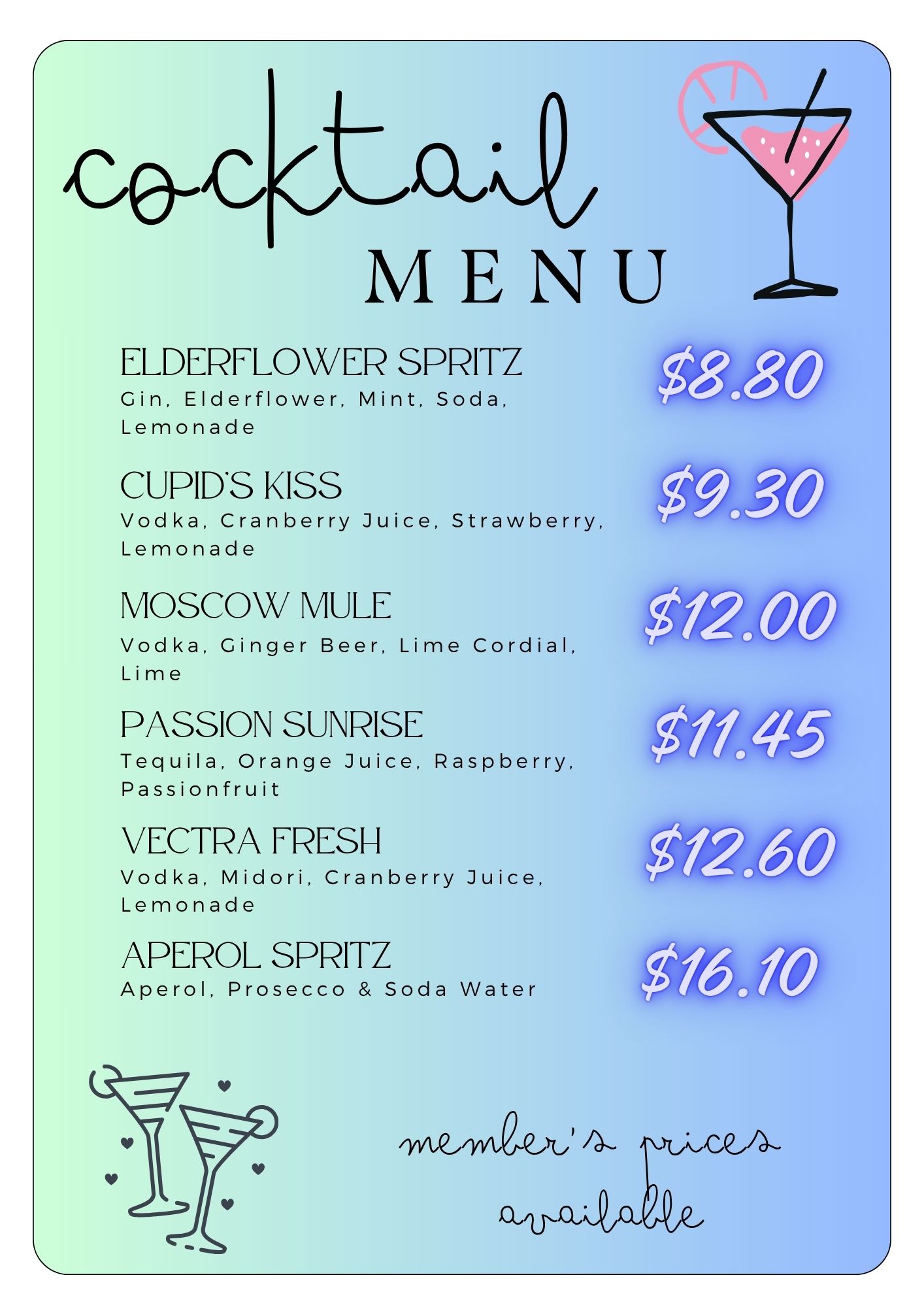 Cocktail menu (5)